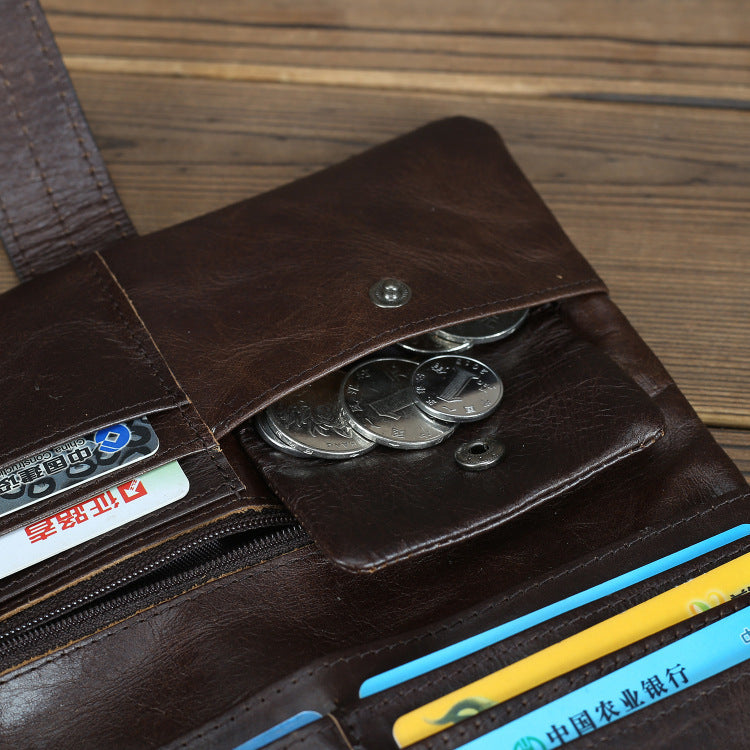 Genuine Leather Multi-card-slot Women's Wallet