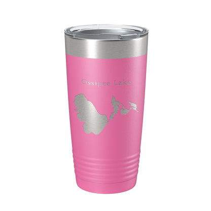 Ossipee Lake Map Tumbler Travel Mug Insulated Laser Engraved Coffee Cup New Hampshire 20 oz-11