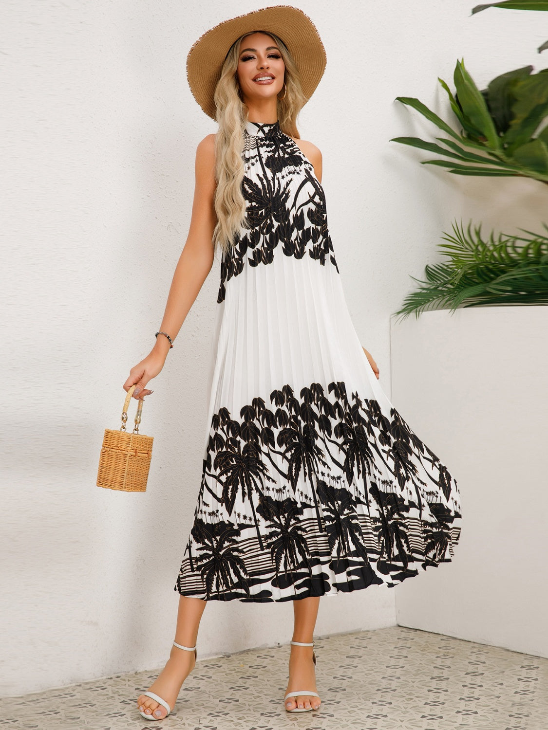 Tina Pleated Dress-0
